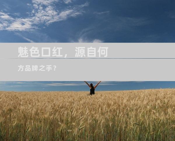 魅色口红，源自何方品牌之手？